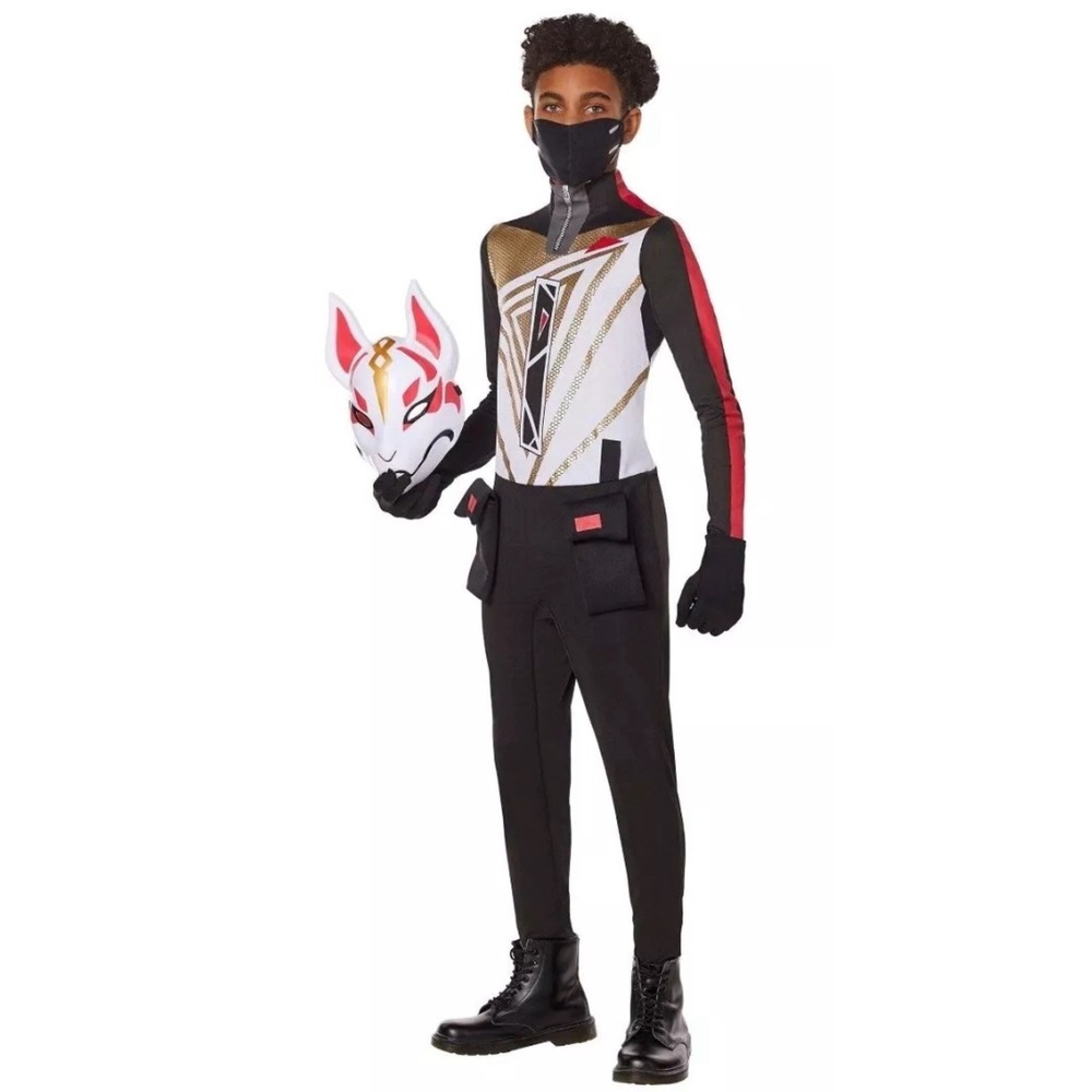 InSpirit Designs Fortnite Drift Boys 4-PC Dress-up Halloween Costume Sz 14-16 XL